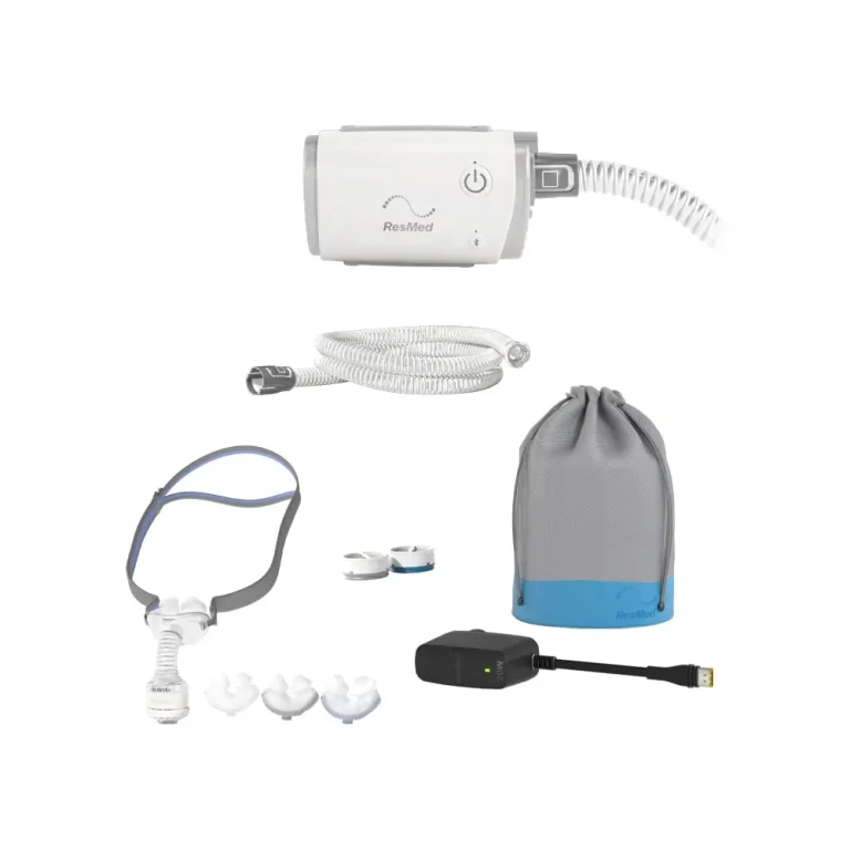AirMini AutoSet Travel Auto CPAP with AirFit P10 Pillows Mask