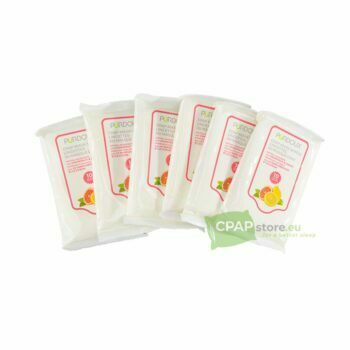 CPAP Mask Wipes in Travel Package of 10 with Grapefruit & Lemon scanted, PÜRDOUX