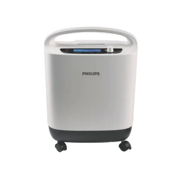 Philips home oxygen concentrator on wheels