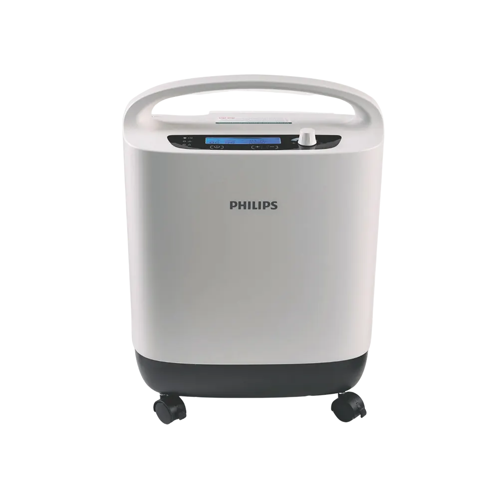 Philips home oxygen concentrator on wheels