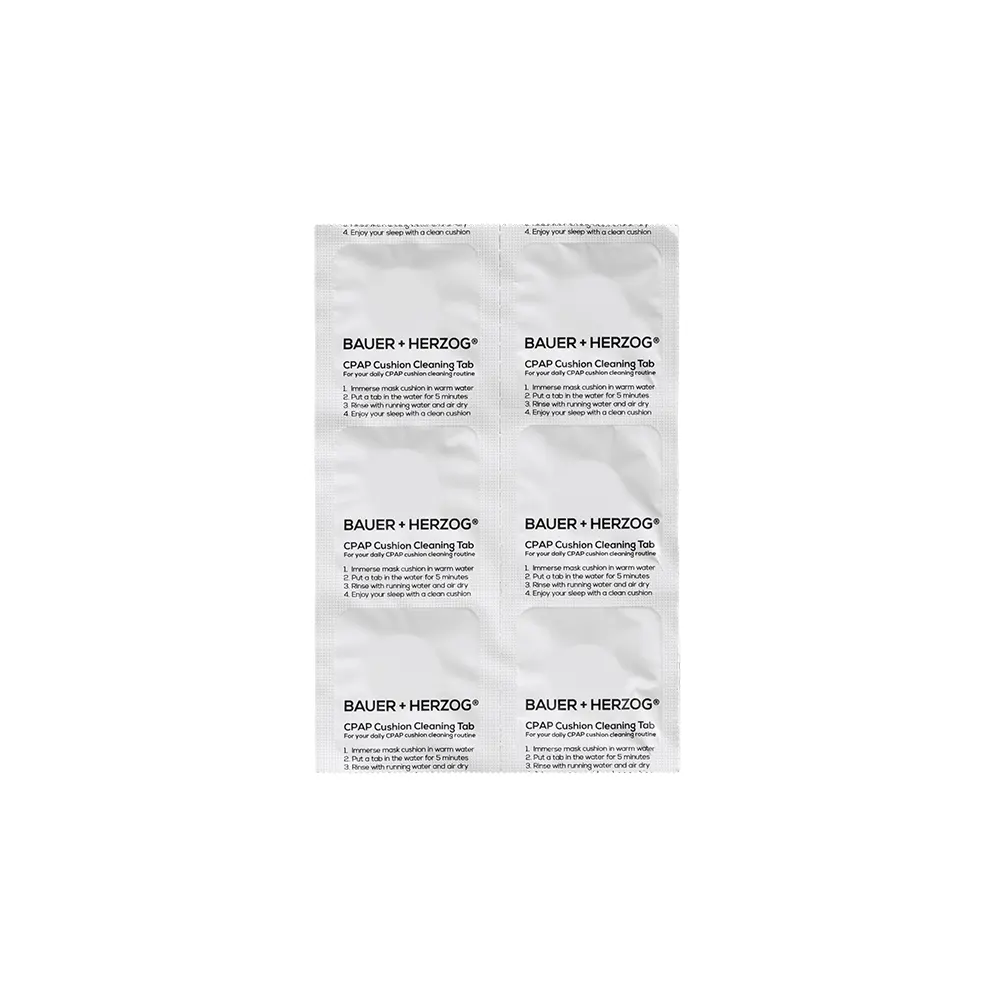 Bauer + Herzog CPAP Cushion Cleaning Tabs six-pack blister