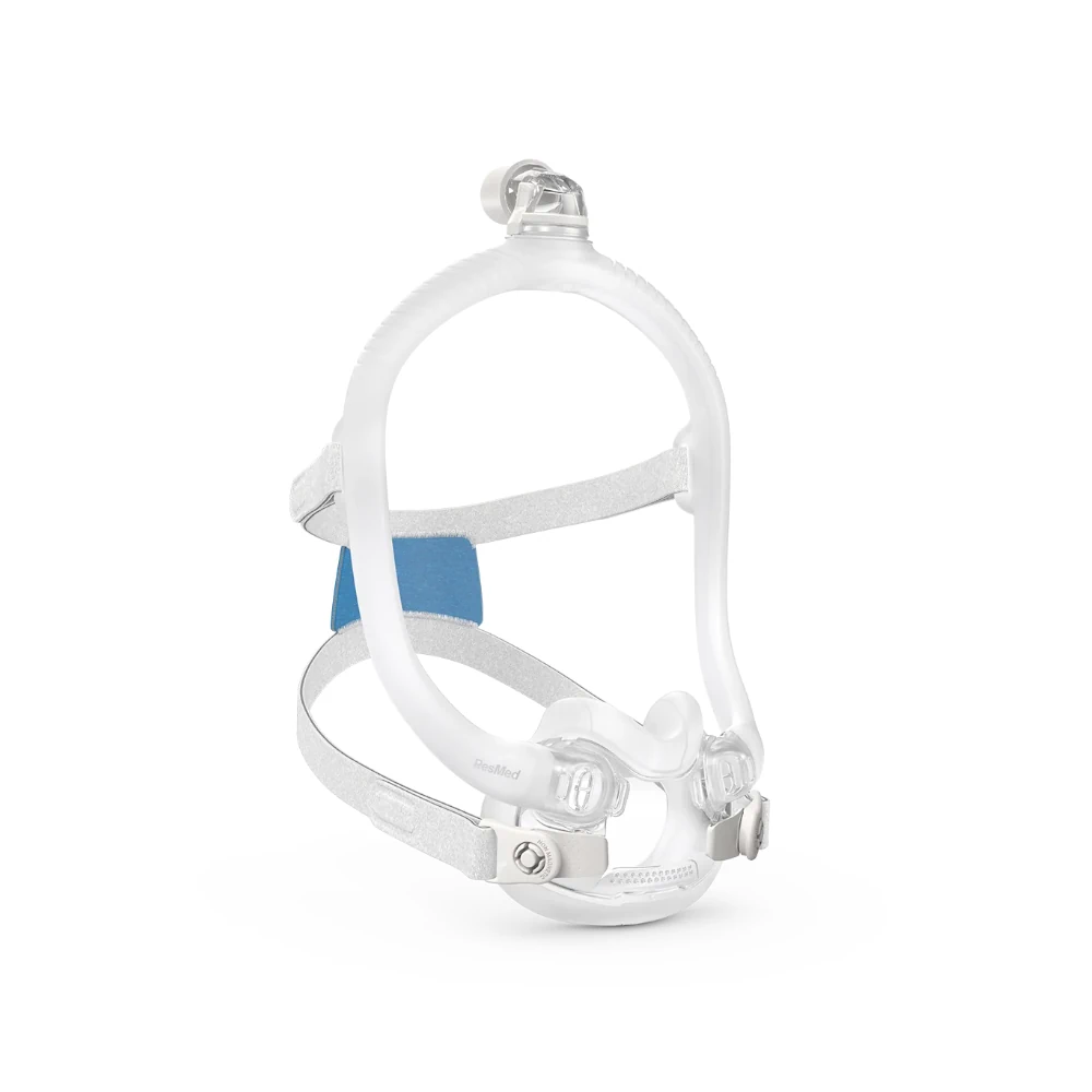 ResMed full face CPAP mask with headgear straps
